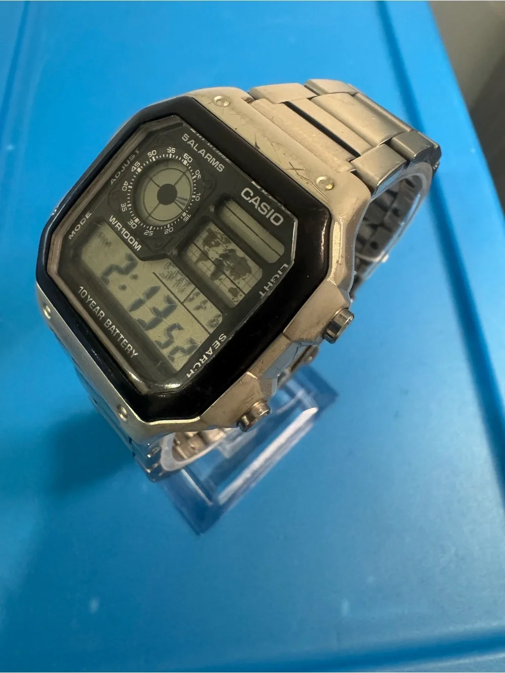 Casio Digital Watch - Black & Silver